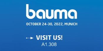 10 October 2022 - The suitcase is ready: from 24th to 30th October we will be in Munich, at BAUMA